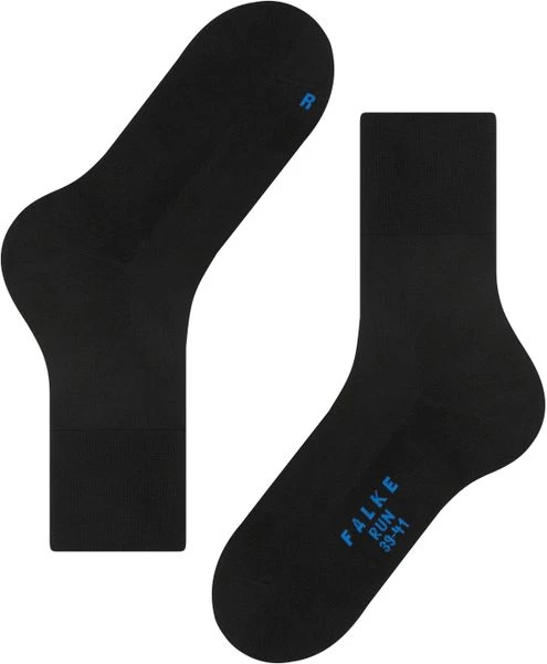Sokken Falke Run Ergo Zwart 4 Sokken Falke Run Ergo Zwart - Afbeelding 2