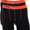 Boxershorts Suitable Boxershort 2Pack Zwart Oranje