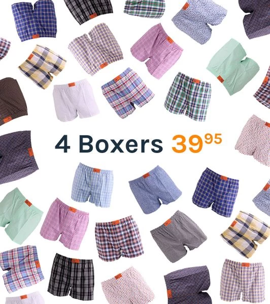 Suitable Boxershorts Boxershort Verrassingspakket 4 Pack 4 Suitable Boxershorts Boxershort Verrassingspakket 4 Pack - Afbeelding 2