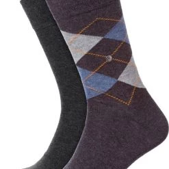 Sokken Burlington Everyday 2-Pack Antraciet Melange 3081 -Ondergoed Verkoopwinkel 11568 2 1