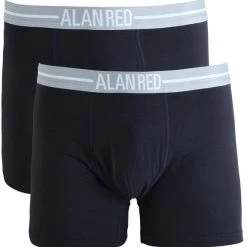 Alan Red Boxershorts Navy 2Pack