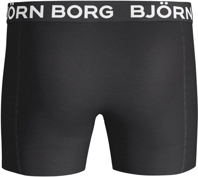 Boxershorts Bjorn Borg Boxers Solid Black 2 Pack 5 Boxershorts Bjorn Borg Boxers Solid Black 2 Pack - Afbeelding 3