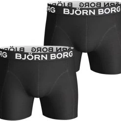 Boxershorts Bjorn Borg Boxers Solid Black 2 Pack 12 Boxershorts Bjorn Borg Boxers Solid Black 2 Pack -Ondergoed Verkoopwinkel 13566 4 1