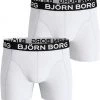 Boxershorts Bjorn Borg Boxers Solid White 2 Pack