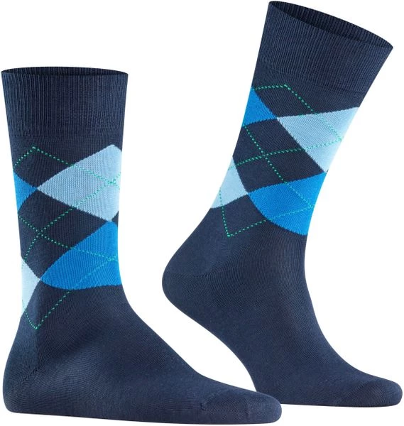 Sokken Burlington Sok Ruit Katoen 6120 5 Sokken Burlington Sok Ruit Katoen 6120 - Afbeelding 3