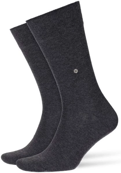 Sokken Burlington Uni Grijs 2Pack 3 Sokken Burlington Uni Grijs 2Pack