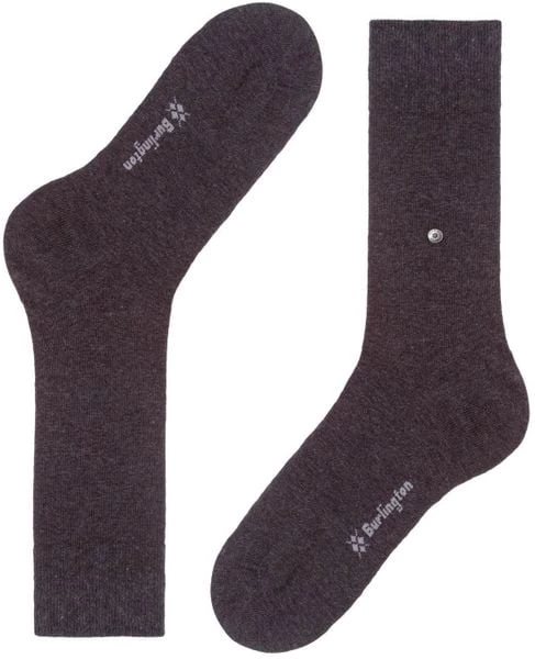 Sokken Burlington Uni Grijs 2Pack 8 Sokken Burlington Uni Grijs 2Pack - Afbeelding 6