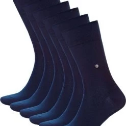 Sokken Burlington Uni Navy 6Pack -Ondergoed Verkoopwinkel 4092 3 1