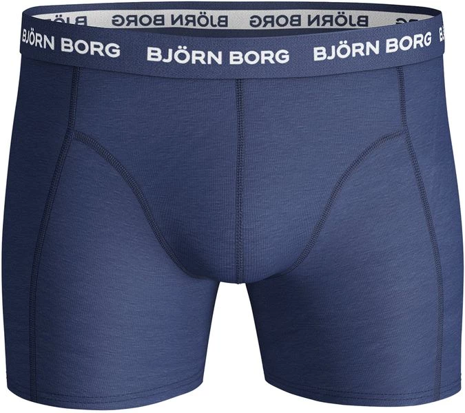 Boxershorts Bjorn Borg Boxers 3Pack Uni Blauw 5 Boxershorts Bjorn Borg Boxers 3Pack Uni Blauw - Afbeelding 3