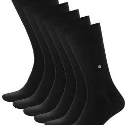 Sokken Burlington Uni Zwart 6 Pack