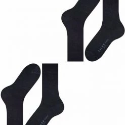 Falke Swing Sokken 2-Pack Navy -Ondergoed Verkoopwinkel 60868 4