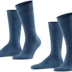 Falke Swing Sokken 2-Pack Donkerblauw -Ondergoed Verkoopwinkel 60869 3