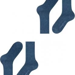 Falke Swing Sokken 2-Pack Donkerblauw -Ondergoed Verkoopwinkel 60869 4 1