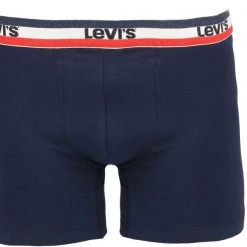 Levi's Boxershorts 2-Pack Grijs Blauw -Ondergoed Verkoopwinkel 60917 12
