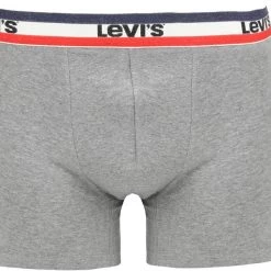 Levi's Boxershorts 2-Pack Grijs Blauw -Ondergoed Verkoopwinkel 60917 13