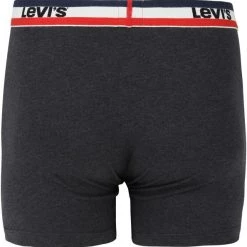 Levi's Boxershorts 2-Pack Rood Grijs -Ondergoed Verkoopwinkel 60920 10