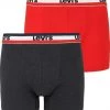 Levi's Boxershorts 2-Pack Rood Grijs -Ondergoed Verkoopwinkel 60920 8