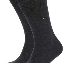 Tommy Hilfiger Classic 2-Pack Sokken Antraciet