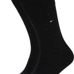 Tommy Hilfiger Classic 2-Pack Sokken Zwart -Ondergoed Verkoopwinkel 61457 1 1