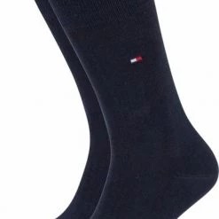Tommy Hilfiger Classic 2-Pack Sokken Navy -Ondergoed Verkoopwinkel 61458 3 1