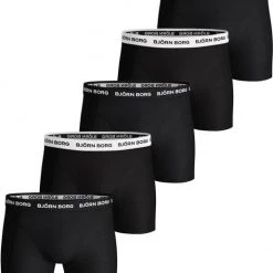 Bjorn Borg BjÃ¶rn Borg Boxershorts 5-Pack Solids -Ondergoed Verkoopwinkel 61894 1 1
