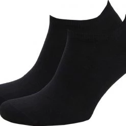 Sokken Tommy Hilfiger Sneakersok 2-Pack Zwart -Ondergoed Verkoopwinkel 62321 1 1