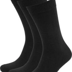 Suitable Bio Katoen Sokken Zwart 3-Pack -Ondergoed Verkoopwinkel 62744 1 1
