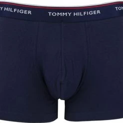 Tommy Hilfiger Boxershorts 3-Pack Trunk Donkerblauw -Ondergoed Verkoopwinkel 64000 2 1