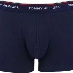 Tommy Hilfiger Boxershorts 3-Pack Trunk Donkerblauw -Ondergoed Verkoopwinkel 64000 2