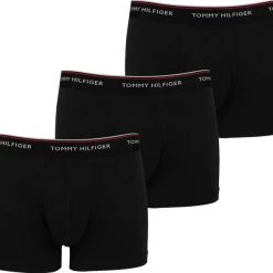 Tommy Hilfiger Boxershorts 3-Pack Trunk Zwart