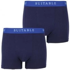 Bamboo Boxershorts Heren Suitable Bamboe Boxershorts 2-Pack Navy -Ondergoed Verkoopwinkel 64700 4 1
