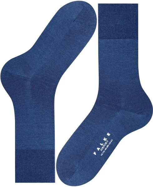 Sokken Falke Airport Sok Blauw 4 Sokken Falke Airport Sok Blauw - Afbeelding 2