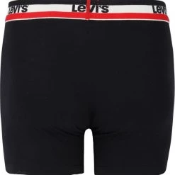Levi's Boxershorts 2-Pack Grijs Zwart -Ondergoed Verkoopwinkel 65437 8