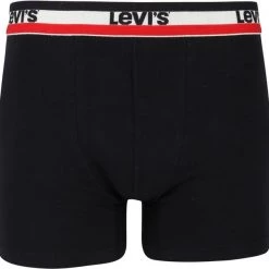 Levi's Boxershorts 2-Pack Zwart 12 Levi's Boxershorts 2-Pack Zwart -Ondergoed Verkoopwinkel 65465 2 1