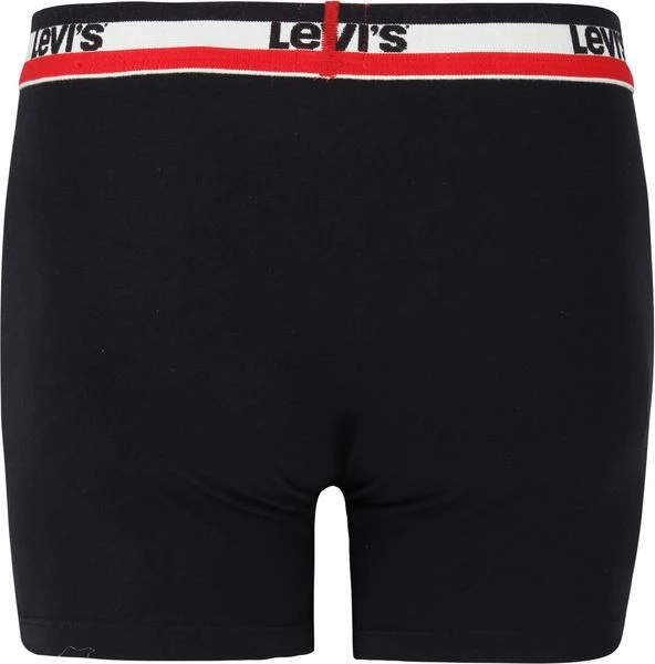 Levi's Boxershorts 2-Pack Zwart 5 Levi's Boxershorts 2-Pack Zwart - Afbeelding 3