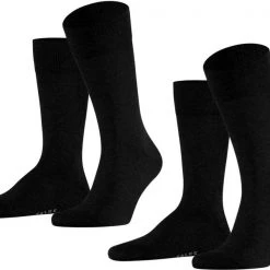 Falke Happy Sokken 2 Paar Zwart 3000 13 Falke Happy Sokken 2 Paar Zwart 3000 -Ondergoed Verkoopwinkel 65469 2 1