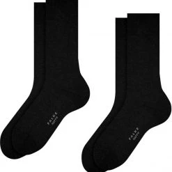 Falke Happy Sokken 2 Paar Zwart 3000 10 Falke Happy Sokken 2 Paar Zwart 3000 -Ondergoed Verkoopwinkel 65469 3