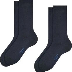 Falke Happy Sokken 2 Paar Donkerblauw -Ondergoed Verkoopwinkel 65470 3