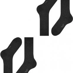 Falke Happy Sokken 2 Paar Antraciet Melange 11 Falke Happy Sokken 2 Paar Antraciet Melange -Ondergoed Verkoopwinkel 65471 4