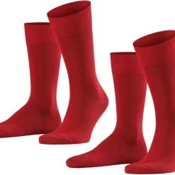 Falke Happy Sokken 2 Paar Rood 12 Falke Happy Sokken 2 Paar Rood -Ondergoed Verkoopwinkel 65474 2 1