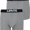 Levi's Boxershorts 2-Pack Grijs