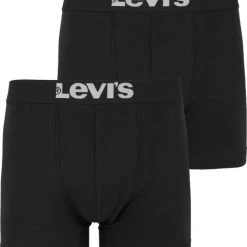 Levi's Boxershorts 2-Pack Uni Zwart