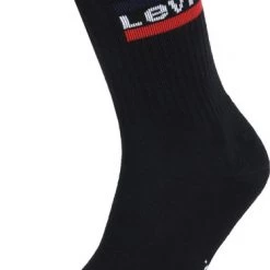 Levi's 2-Pack Sportswear Sokken Zwart Antraciet -Ondergoed Verkoopwinkel 65955 4