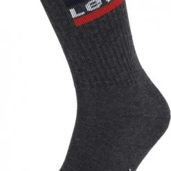 Levi's 2-Pack Sportswear Sokken Zwart Antraciet -Ondergoed Verkoopwinkel 65955 5