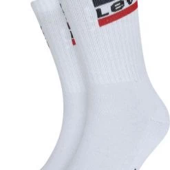 Levi's 2-Pack Sportswear Sokken Grijs Wit -Ondergoed Verkoopwinkel 65958 3