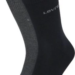 Levi's Sokken 2-Pack Zwart Antraciet