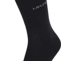 Levi's Sokken 2-Pack Zwart Antraciet -Ondergoed Verkoopwinkel 65960 5