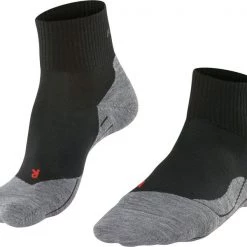 Sokken Falke TK5 Wandelsok Short Zwart