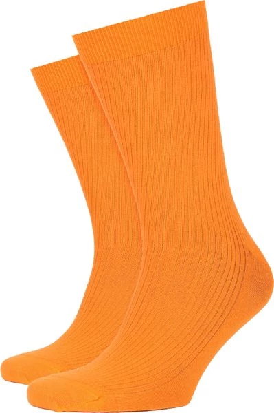 Colorful Standard Sokken Sunny Orange 3 Colorful Standard Sokken Sunny Orange