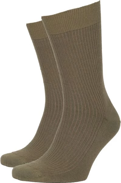 Sokken Colorful Standard Dusty Olive 3 Sokken Colorful Standard Dusty Olive